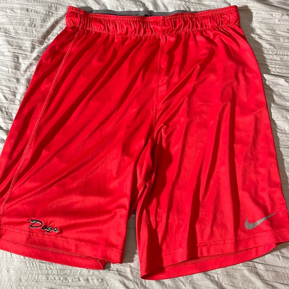 Nike Other - Red Nike basketball 🏀 shorts M below the knee